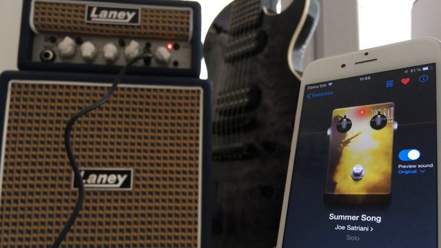 Laney Mini Stack B Lion + Tonebridge Guitar Effects App on iPhone - Soundcheck part 1. (4K) смотреть онлайн