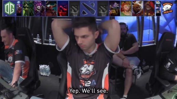 Общение Virtus Pro в финале киевского мажора