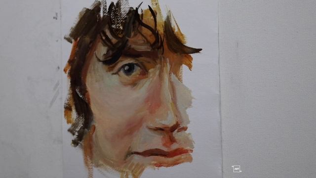 Frodo Baggins, How to paint a face, oil sketch,The Lord of the Rings, Frodo Baggins #83 смотреть онлайн