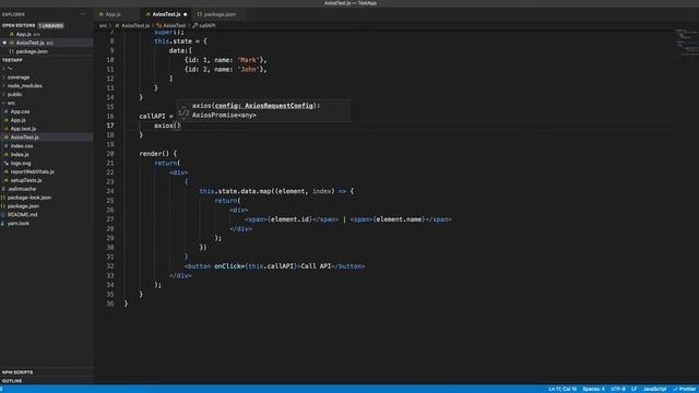 ReactJS: How to use Axios to make HTTP calls? смотреть онлайн