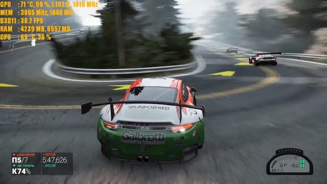 GTX 780 - Project CARS [HD 1080p] - test video смотреть онлайн