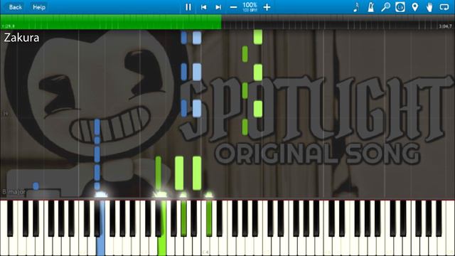 CG5 ft. CK9C - Bendy and the Ink Machine Song (Spotlight) (Piano Cover) + Sheets смотреть онлайн