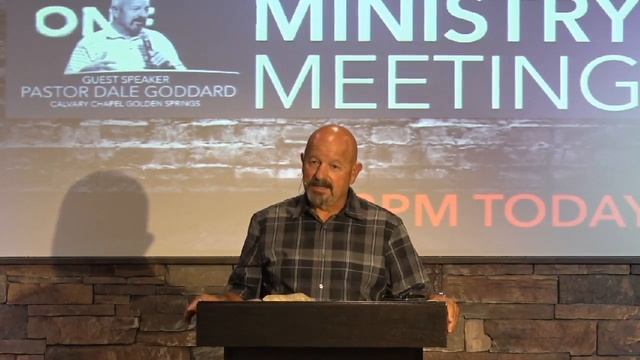 Ministry meeting Guest speaker: Pastor Dale Goddard CCGS смотреть онлайн
