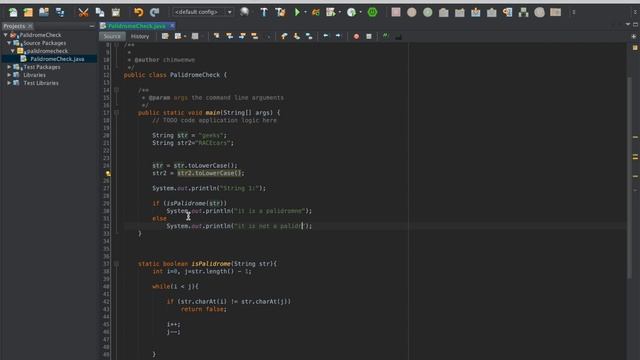 07 | How to check if given String is a Palindrome or not in Java смотреть онлайн