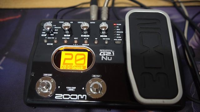 Zoom G2.1NU Guitar Processor Sound Patches Demo смотреть онлайн