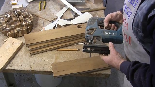 Подставка под цветы "небоскребы". Flower stand from wood смотреть онлайн