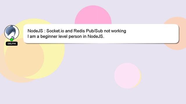 NodeJS : Socket.io and Redis Pub/Sub not working смотреть онлайн
