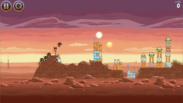 Angry Birds Star Wars - Gameplay Walkthrough Part 1 - Use The Force смотреть онлайн