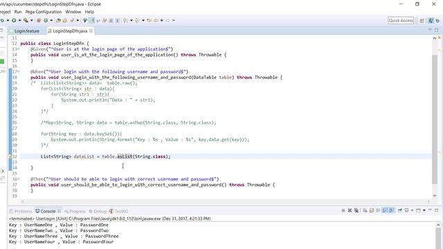 19. Cucumber Framework || BDD || Data Table to List Data Structure. смотреть онлайн
