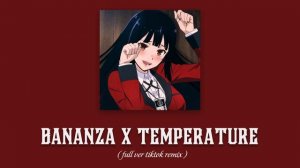 Bananza ( Belly dancer ) x Temperature — tiktok full audio