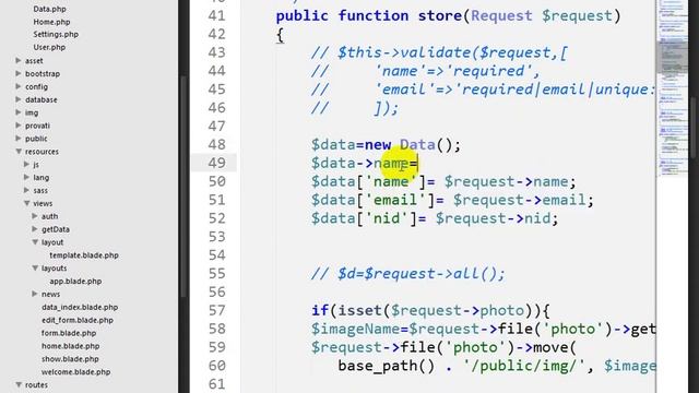 insert updated Data into Mysql Table | laravel project bangla _10 смотреть онлайн