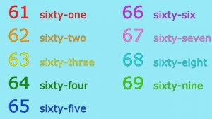 «The Big Numbers Song»