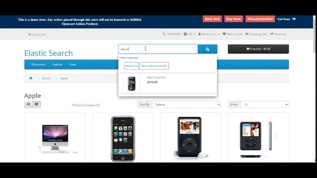 OpenCart Elasticsearch Plugin - Overview смотреть онлайн