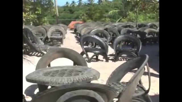 Кресло из покрышек своими руками. Мебель для дачи смотреть онлайн