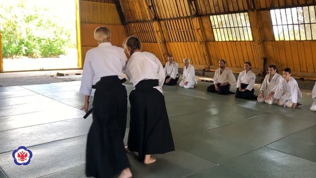 Катате дори кокью наге (базовая форма). Наталья Руднева, 6 дан айкидо Айкикай. 2021 г. смотреть онлайн