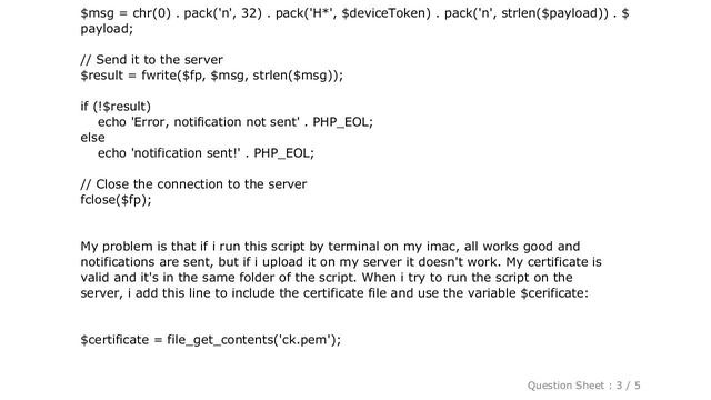 iOS : Send iOS push notification from PHP смотреть онлайн