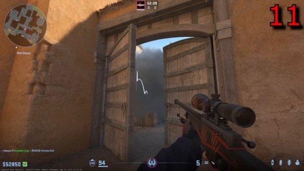 Top 25 Essential Dust2 Smokes In 6 Min CS2 (2023)