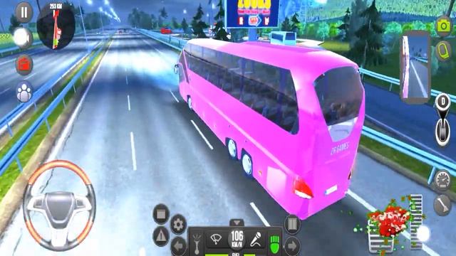 Mobile Bus Simulator ZR - New York Coach Bus Game Android ios Gameplay смотреть онлайн