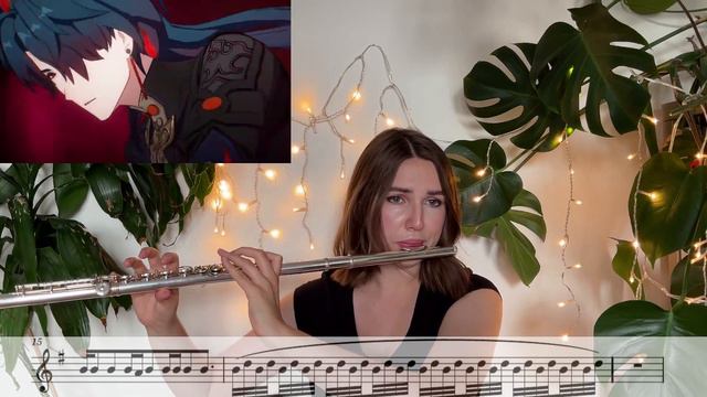 Honkai: Star Rail - Kafka Blade Themes Ver 1.2 Trailer | Flute Cover [SHEET MUSIC] смотреть онлайн
