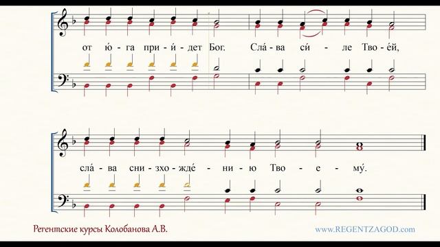 Глас 8, песнь 4, ирмос: 