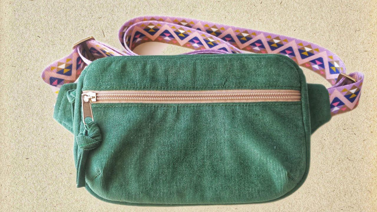 ШЬЮ ПОЯСНУЮ СУМКУ/ПОДРОБНЫЙ МК  #шьюсама