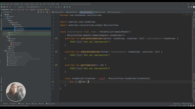 How to create a Recyclerview in android - kotlin смотреть онлайн