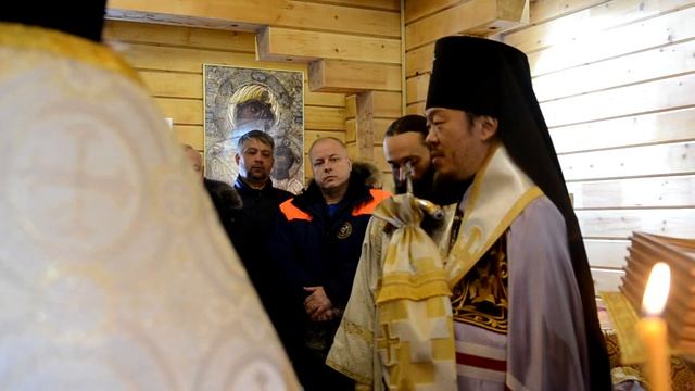 Освящение храма-часовни в честь святого великомученика Георгия Победоносца смотреть онлайн