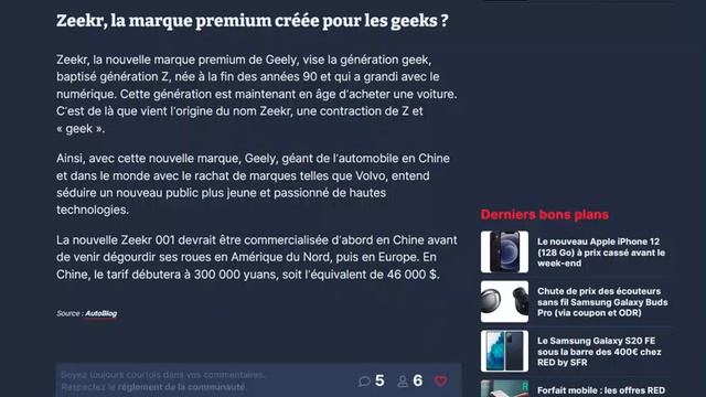 Geely Zeekr 001 : une nouvelle voiture électrique avec 700 km d'autonomie смотреть онлайн