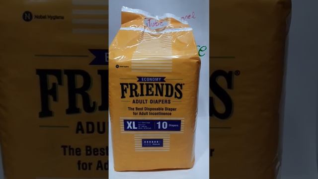 Friends Economy Adult Diapers, XL Size,Pack Of 10pcs,Sticking Type Adult Diapers. @BharatDiapers смотреть онлайн