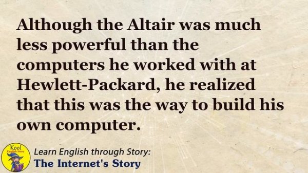 Learn English through Story - Level 5 – The Internet's Story