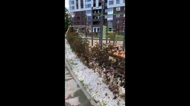 Двор в ЖК "Тихомиров" (г. Екатеринбург, ВИЗ) смотреть онлайн