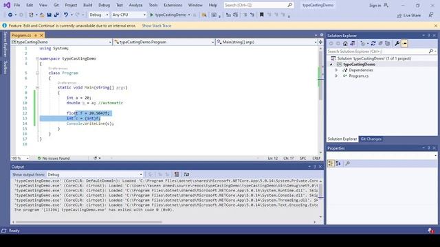 Type Casting in C# | C# Basic Tutorial For Beginners in Urdu/Hindi - Class # 05 смотреть онлайн