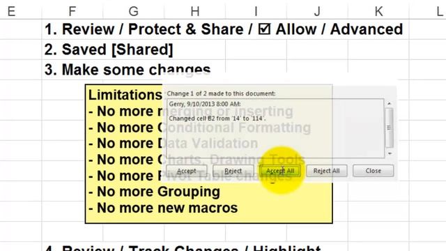 Allowing Other Users to Change Your Excel Spreadsheets смотреть онлайн