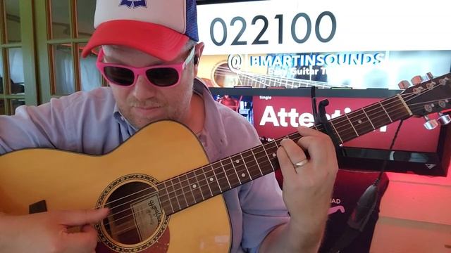 Attention - Doja Cat Guitar Tutorial (Beginner Lesson!) смотреть онлайн