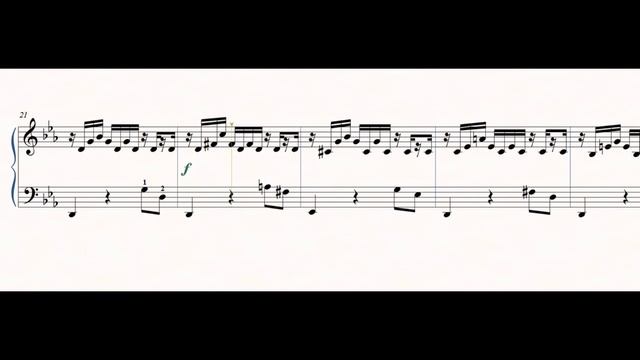 Prelude in C minor - J. S. Bach - Piano Tutorial + Free Sheet Music смотреть онлайн
