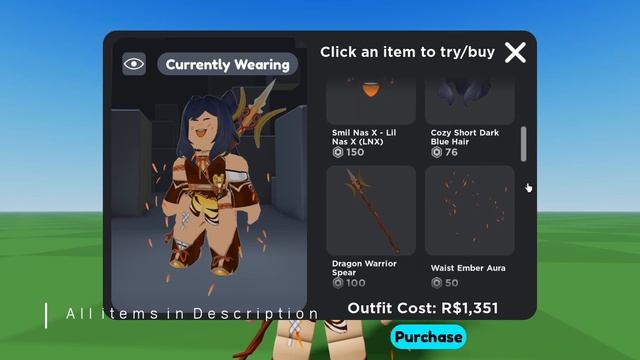 Roblox Genshin Impact Cosplay: Xiangling? Outfit смотреть онлайн
