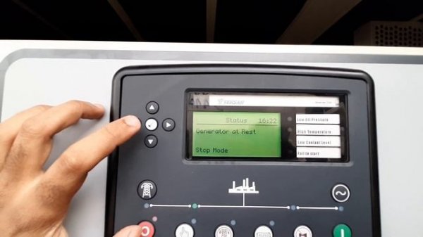 #Generator operator training | How to configure dse_7320 controller from front panel without lapto