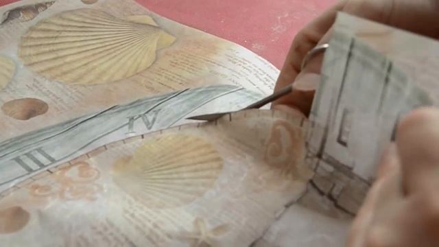 Урок декупаж и кракле на стекле от STAMPERIA