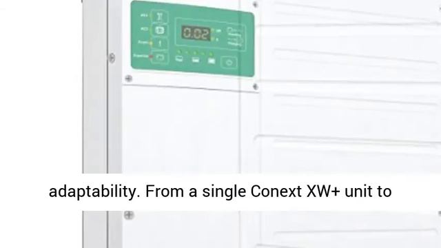 SCHNEIDER 6.8 KW 48 VDC 120/240VAC 60HZ GRID TIE BATTERY INVERTER- XW+6848 NA - Overview смотреть онлайн