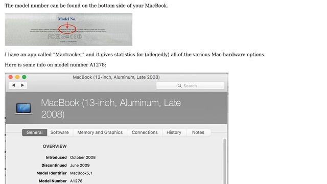 Apple: What does "A1278" mean in specifying a MacBook model? (2 Solutions!!) смотреть онлайн