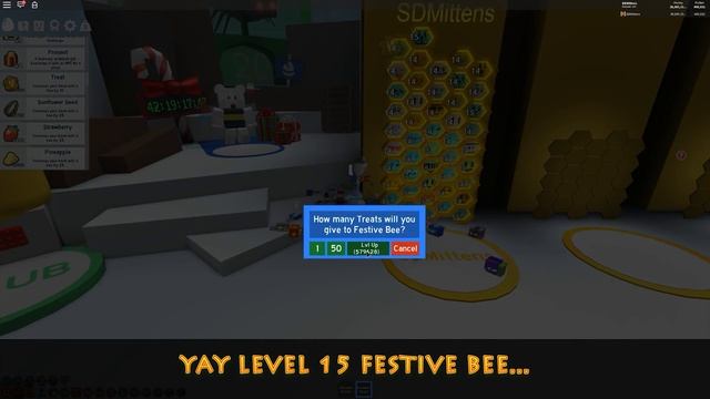 CHRISTMAS UPDATE! - BEESMAS! - FESTIVE BEE! - Roblox Bee Swarm Simulator смотреть онлайн