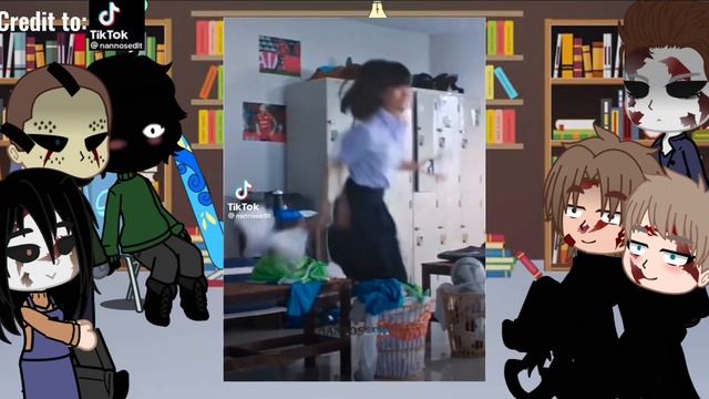 Slashers react to Fy/n as nanno (slasher y/n) смотреть онлайн