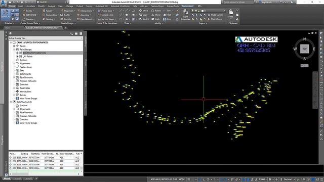 AUTOCAD CIVIL 3D 2018 - PUNTOS TOPOGRAFICOS смотреть онлайн