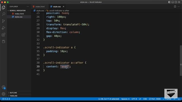 How To Create A Scroll Spy Indicator Using HTML, CSS & JavaScript - Part 1 смотреть онлайн