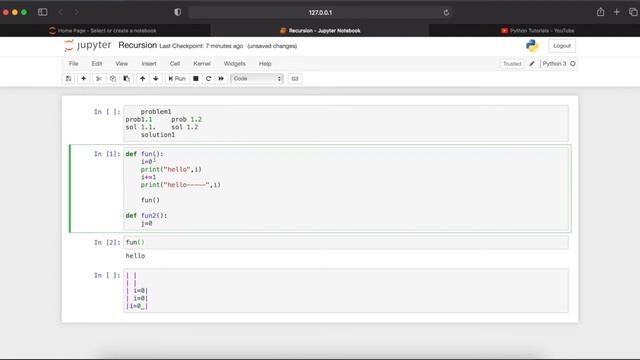 #37 Recursion | Recursion in Python | Python tutorials in Hindi for Beginners смотреть онлайн