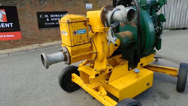 LISTER/SELWOOD 2 CYLINDER DIESEL WATER PUMP