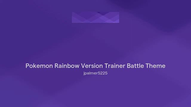 Pokemon Rainbow Version Trainer Battle Theme смотреть онлайн