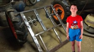 Трицикл «Mustang«с двигателем от триммера
