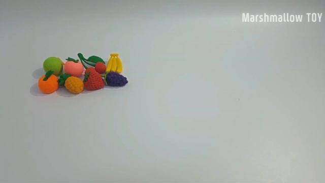 Let's Learn English Fruits Names Water Balloons For Kids Tangerine & Strawberry Nursery Rhymes смотреть онлайн
