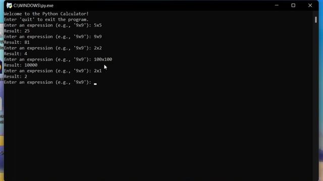 math calculator in python смотреть онлайн